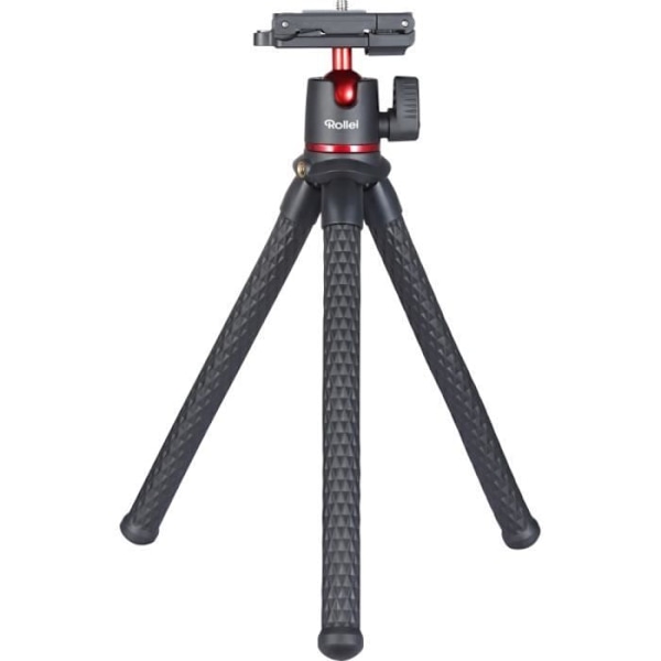 ROLLEI Monkey Pod 2 fleksibelt stativ til smartphone - Sort - Højde 31 cm - Belastningskapacitet 2 kg