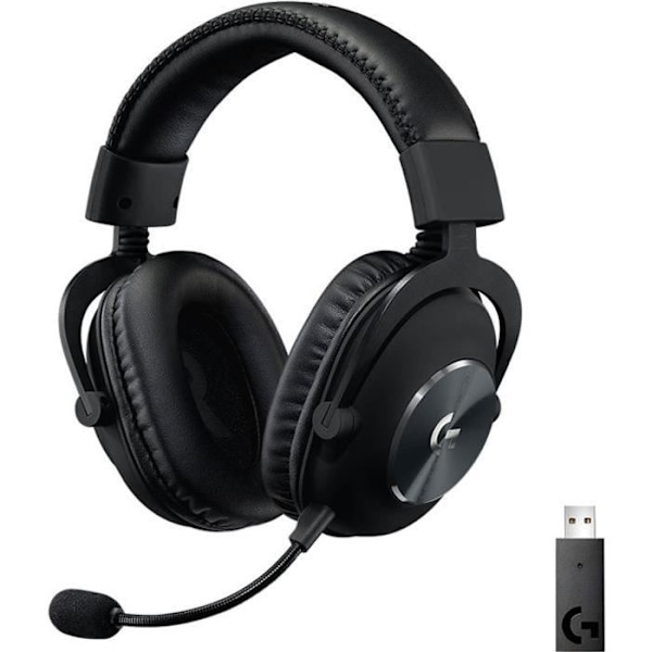 Gaming headset - Trådløst - Logitech G - Pro X - Med mikrofon - Sort