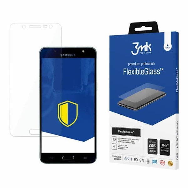 3MK Samsung Galaxy J5 2016 hybridglas - FlexibeGlass™ - gennemsigtig - TU