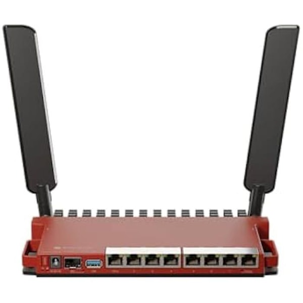 Mikrotik L009UiGS-2HaxD-IN enkelbands Gigabit Ethernet trådlös router (2,4 GHz) Röd Röd