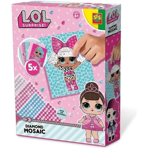 Diamantmosaik L.O.L. ÖVERRASKNING! - Pojke och flicka - Från 6 år