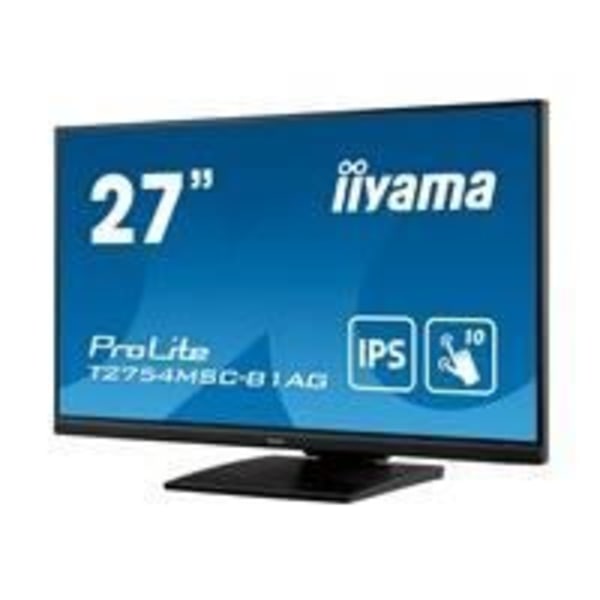 Näyttö - IIYAMA - ProLite T2754MSC-B1AG - 27" - IPS - Kosketusnäyttö - 1920 x 1080 - 4 ms