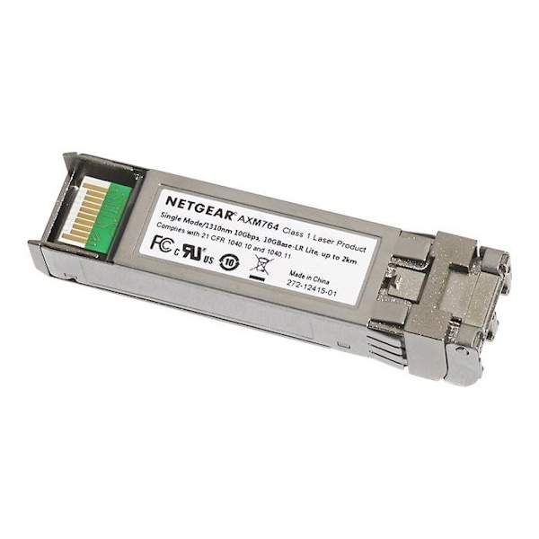 SFP+ modul - NETGEAR - AXM764 - 10 Gbe lang rækkevidde - Kompatibel med M5300/M6100 - 2000m