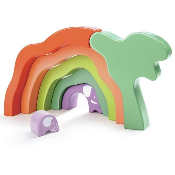 Safari elefant stableblokke Unik farve