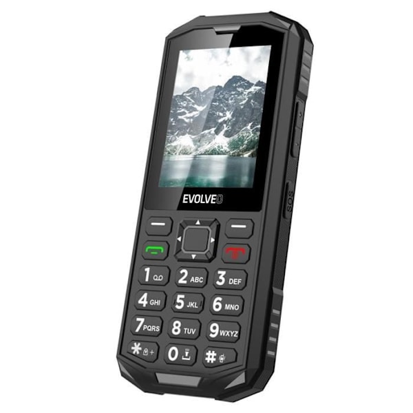 EVOLVEO StrongPhone X5 musta-harmaa