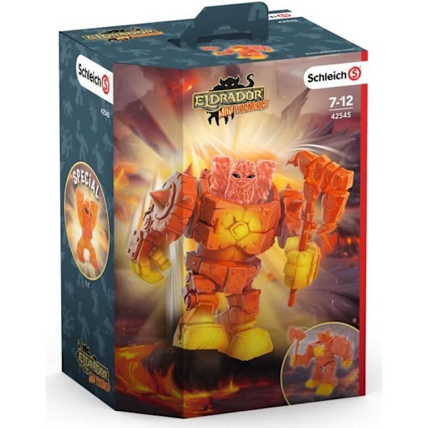 Lava Cyborg figur - Legetøj til børn fra 7 år og opefter - SCHLEICH 42545 Eldrador Mini Creatures Flerfärgad