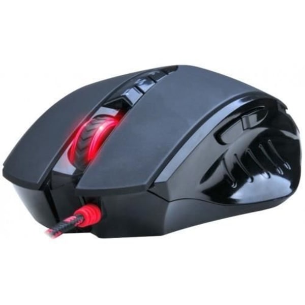A4TECH V8MA MUSTA, PUNAINEN USB