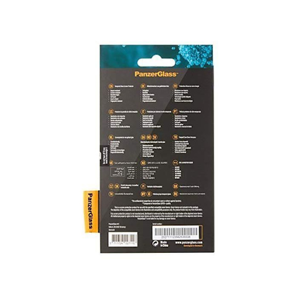 PanzerGlass Case-venligt beskyttelsesglas til iPhone 12 6.1" Sort