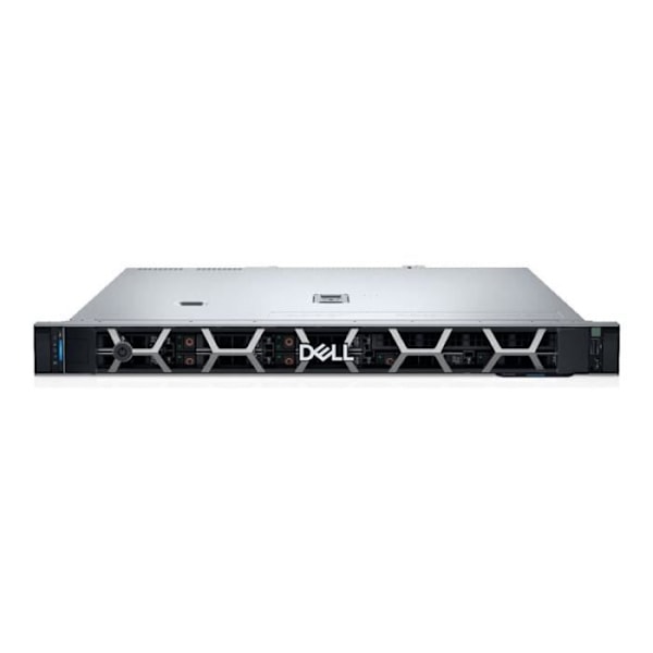 - Dell - Dell PowerEdge R360 - Server - Rackmonterbar - 1U - 1 kanal - 1 x Xeon E-2414 / upp till 4,5 GHz - 16 GB RAM - SAS - h
