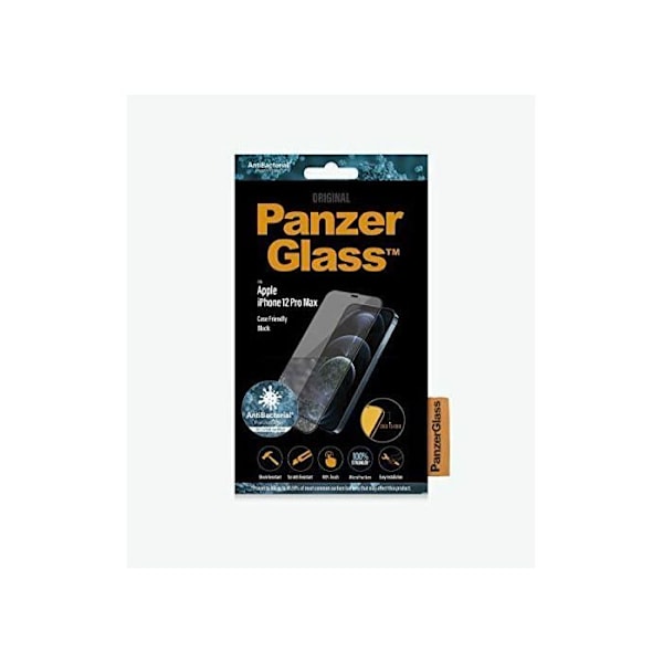 PanzerGlass CaseFriendly 2712 beskyttelsesglas til iPhone 12 6,7" sort