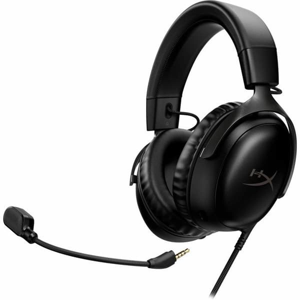 HyperX Cloud III svarta trådade gamingheadset för PC, PS5, PS4, Xbox Series X|S, Xbox One, Switch, Mac och mobila enheter