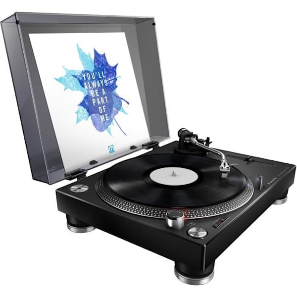 Platine Vinyle - PIONEER DJ - PLX-500-K - Analog lyd - 1 USB udgang - Sort sort