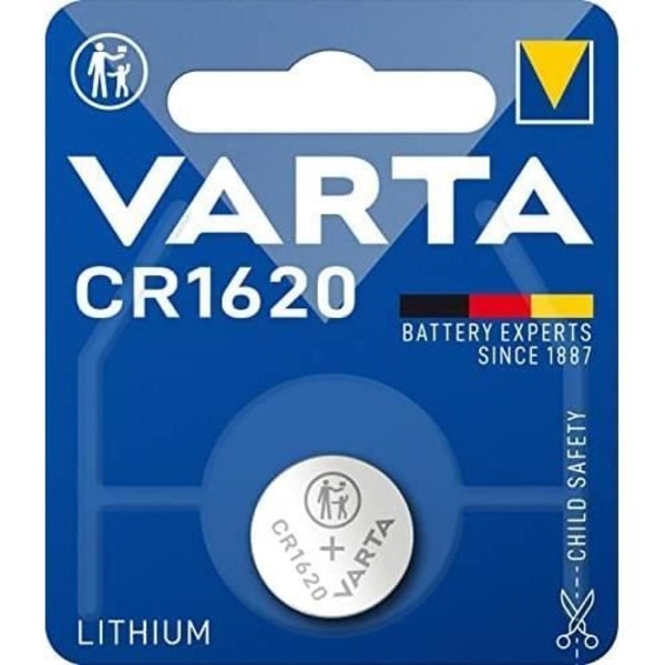 3V lithium knap batteri CR1620 - VARTA - 6620101401