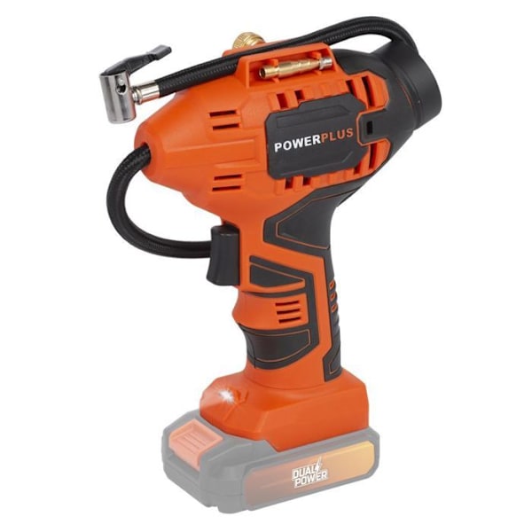Luftpumpe - Powerplus - POWDP7020 - Trådløs - 20V Orange - Sort