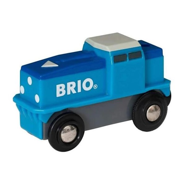 Brio - Blå batteridrivet godslok - RAVENSBURGER Blå