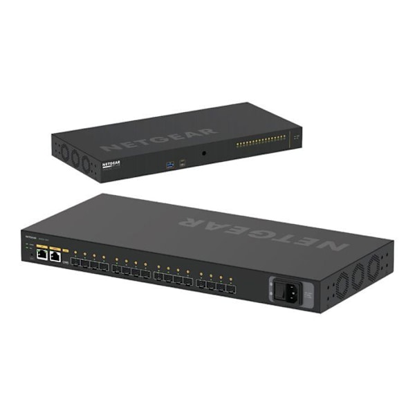 Switch hanterad - NETGEAR - M4250-16XF - 16x1G/10G - 10 Gigabit Ethernet - 16 portar Svart