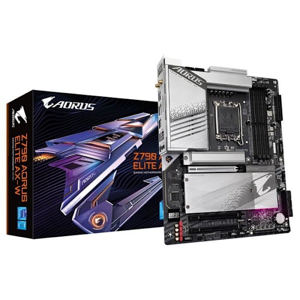 Bundkort - GIGABYTE - Z790 Aorus Elite AX-W - Sokkel LGA1700 - DDR5 - ATX