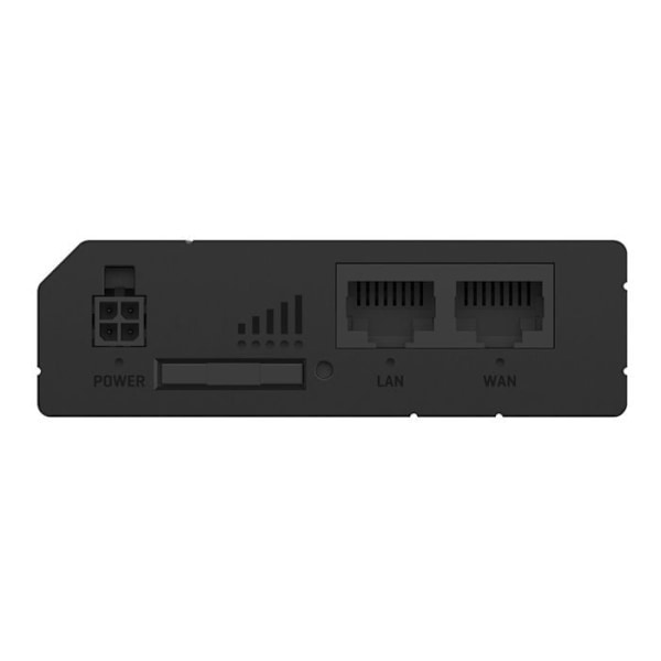 4G LTE -reititin - Teltonika - RUT200 - 2 x RJ45 10/100 Mbps - SMA-antennit - Teollinen kompakti musta