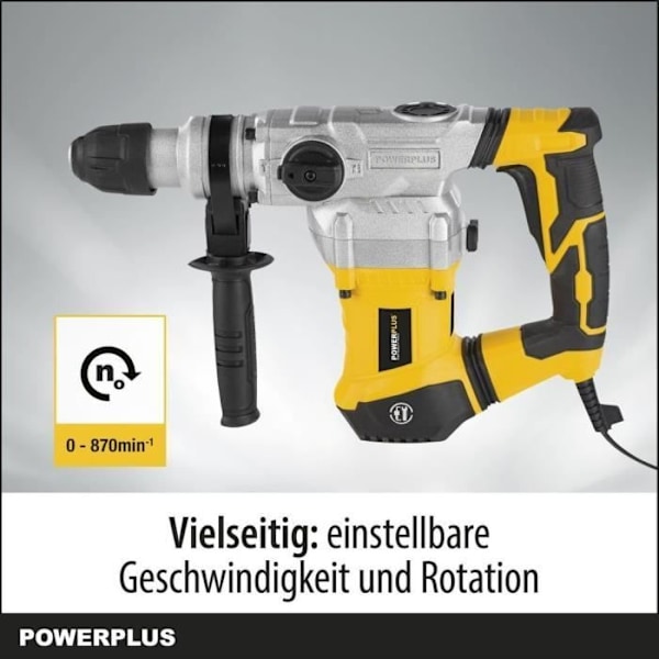 POWERPLUS Iskevä Sähköpora POWX11721-4 4-in-1