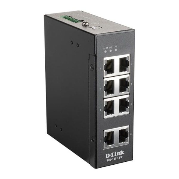 DLINK DIS-100E-8W 8-ports Ethernet-switch Sort