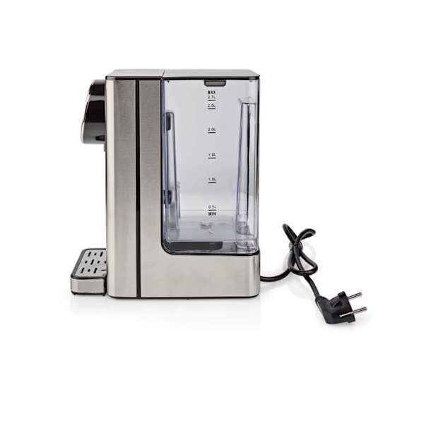 Nedis varmtvandsdispenser 2,7l 2600w - KAWD310FBK Svart / Aluminium