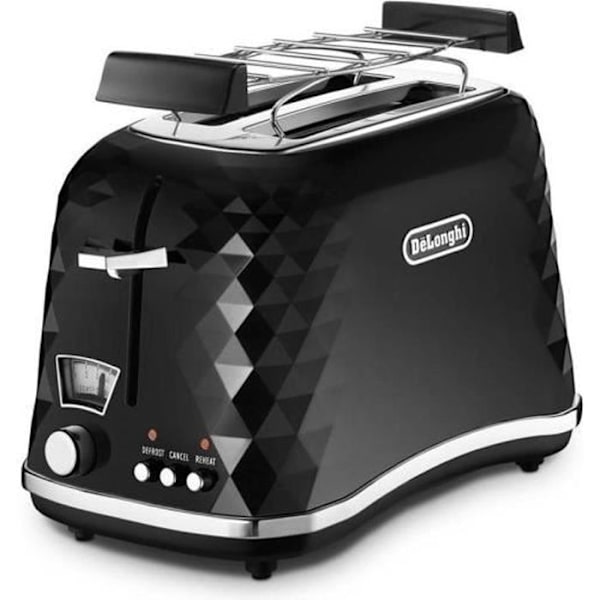 DeLonghi Brilliante, 2 dele, sort, 900, -, 220-240, 50 - 60, 185 mm