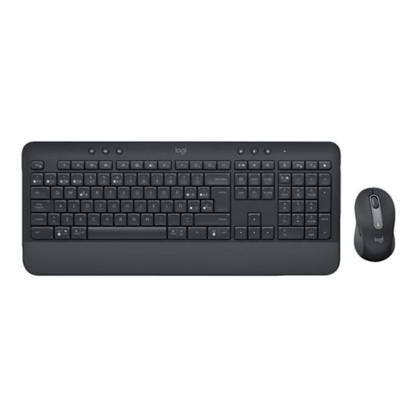Langallin ja hiiri - LOGITECH - MK650 - Langaton - Bluetooth LE - Grafiitti - Espanja