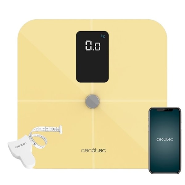 Cecotec Vægtskål med app Surface Precision 10400 Smart Healthy Vision Gul