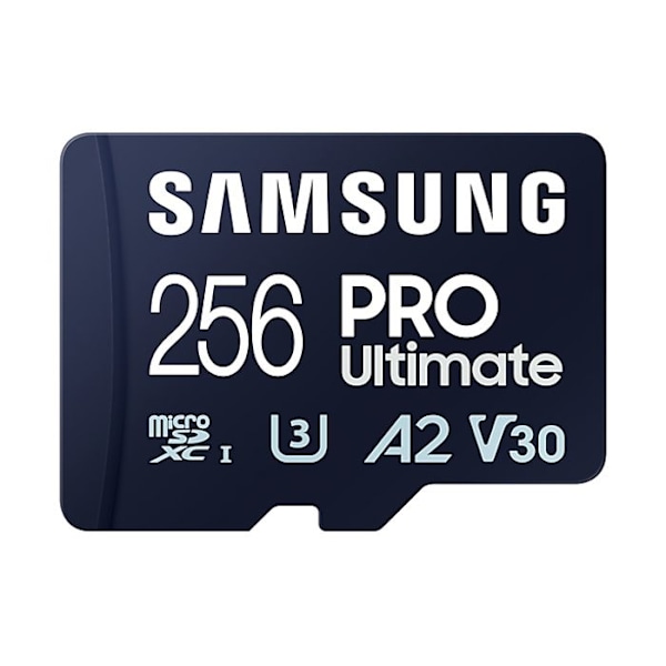 Samsung PRO Ultimate 256 GB micro SD-hukommelseskort + USB-læser