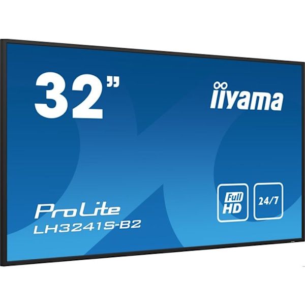 IIYAMA LFD 32 Sort IPS panel 1 Sort