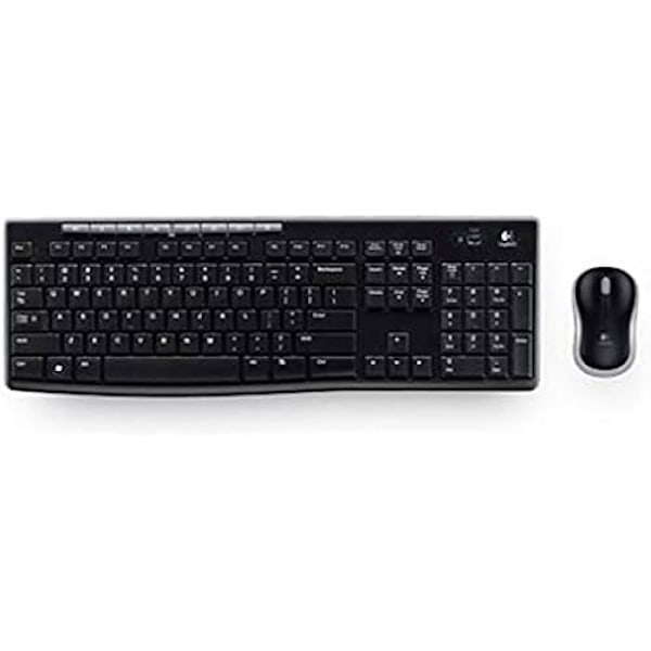 Näppäimistö ja Hiiri - LOGITECH - MK270 - USB - QWERTZ Tšekki - Musta