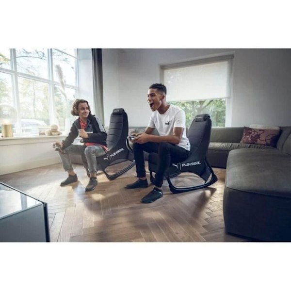 Peliistuin - PLAYSEAT - PUMA Active - musta Sort og hvid