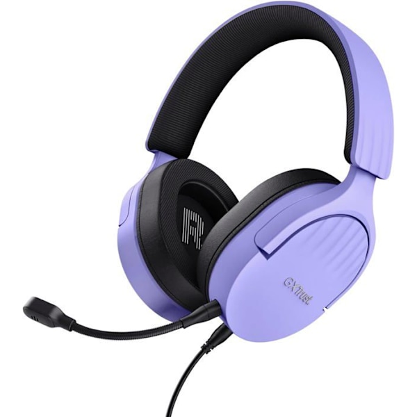 Spelheadset - Trust Gaming - GXT 489P Fayzo - Kabelanslutet - Brusreducerande mikrofon - Lila