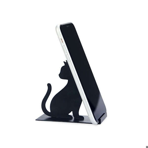 Stöd för smartphone - Balvi - Feline - Metall - Svart - Praktisk och hållbar svart