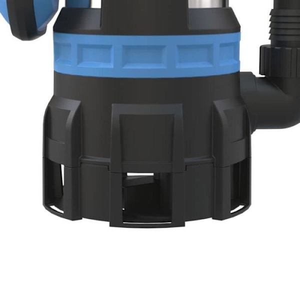 Kombineret nedsænket pumpe 2 i 1 - GUDE - GS 750.1 - 16.500 l/h - 750 watt - Afløbe blå, sølv, sort
