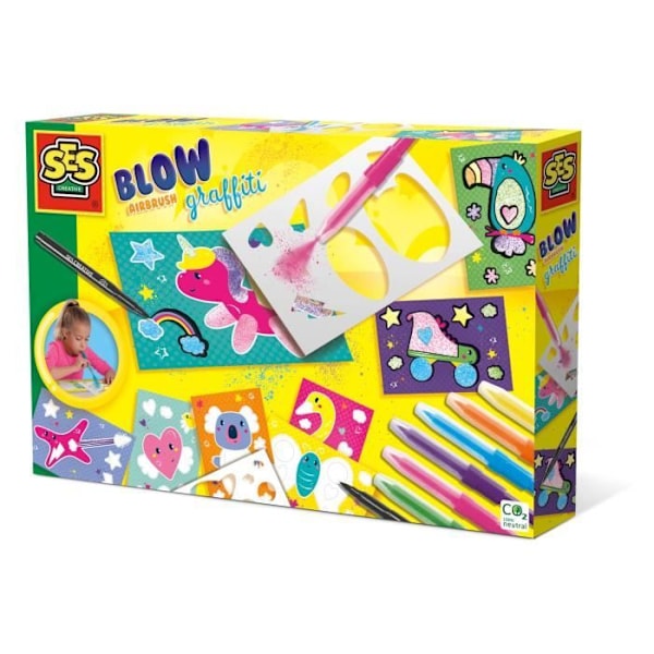 SES Creative - Blow airbrush graffiti olika färger