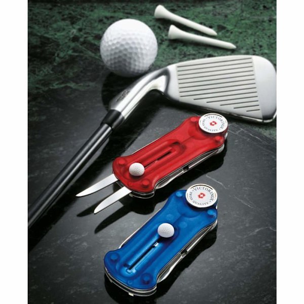 Victorinox - 0.7052.T2 - Golfværktøj, Swiss Pocket Multitool, 10 funktioner, Kuglemærke, Releve Pitch