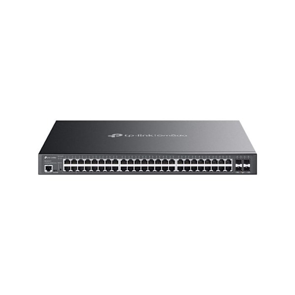 TP-Link Omada SG3452XMPP Switch - Managed - 48 RJ-45-portar - L2+ - QoS - 1U Rack Svart