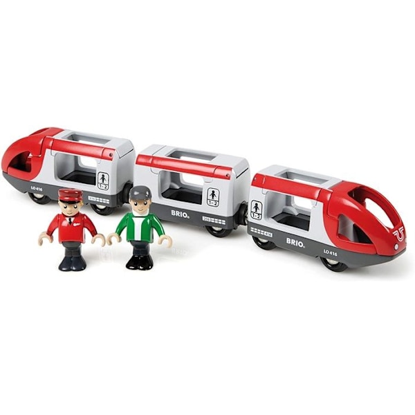 BRIO Passagertog - Træbane - Ravensburger - Blandet fra 3 år Blå