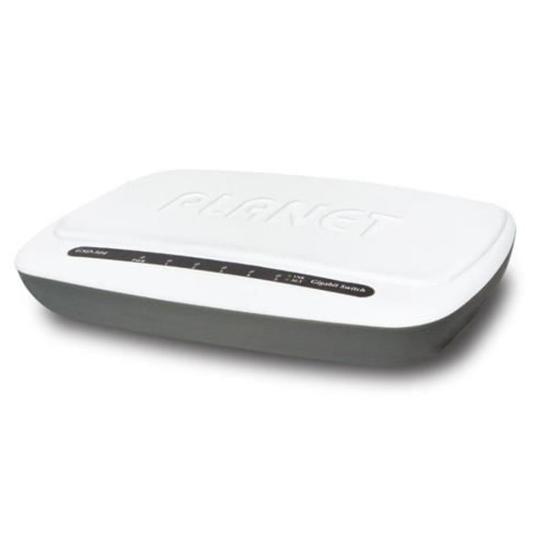Planet GSD-504 Unmanaged L2 Gigabit Ethernet Fuld Duplex Switch Grå, Hvid