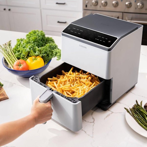 COSORI -Dual Blaze Chef Edition Oil-Free Friture Grå 6,4 liter grå