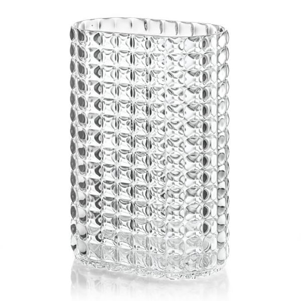 Läpinäkyvä tiffany soikea maljakko - Guzzini 11.5 Transparent