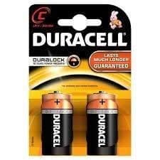 TYP AV DURACELL-ALKALINE BATTERI-DURALOCK C LR14/MNI400