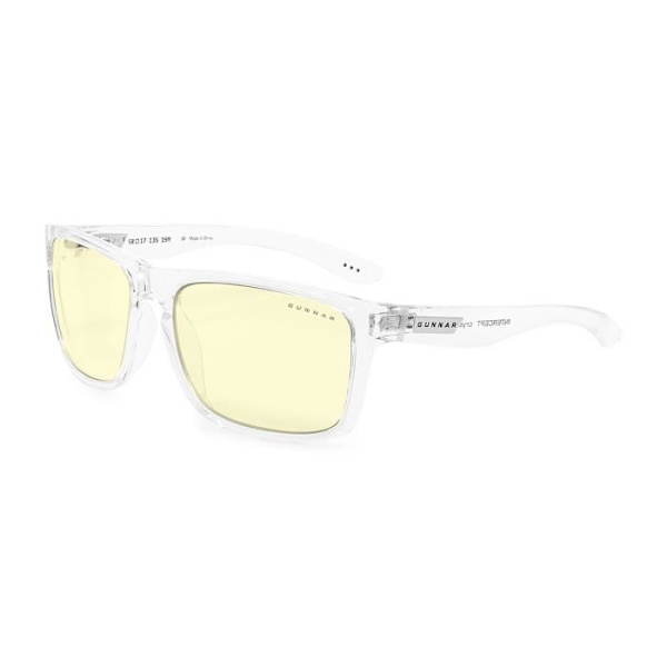 Blåljusblockerande Glasögon - GUNNAR - Intercept Crystal - Färg Crystal - Unisex - Vuxen Kristall