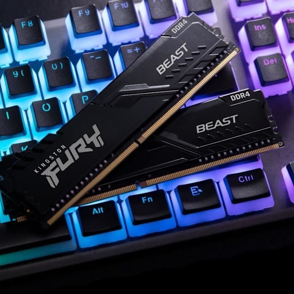 KINGSTON Fury Beast-minne - 16GB (2x8GB) - DDR4 - 3200 MHz CL16