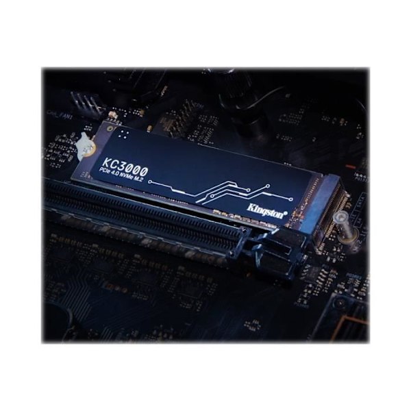 KINGSTON - Intern SSD - KC3000 - 2048GB - M.2 NVMe (SKC3000D/2048G)