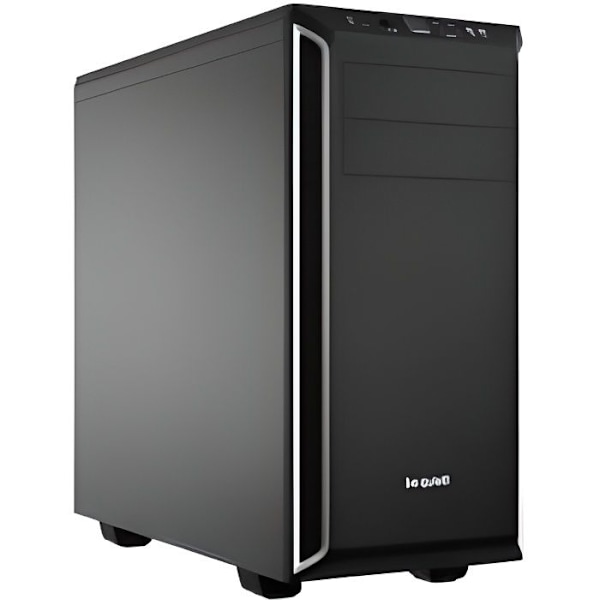 BE TYST Pure Base 600 Silver Mid Tower ATX-fodral