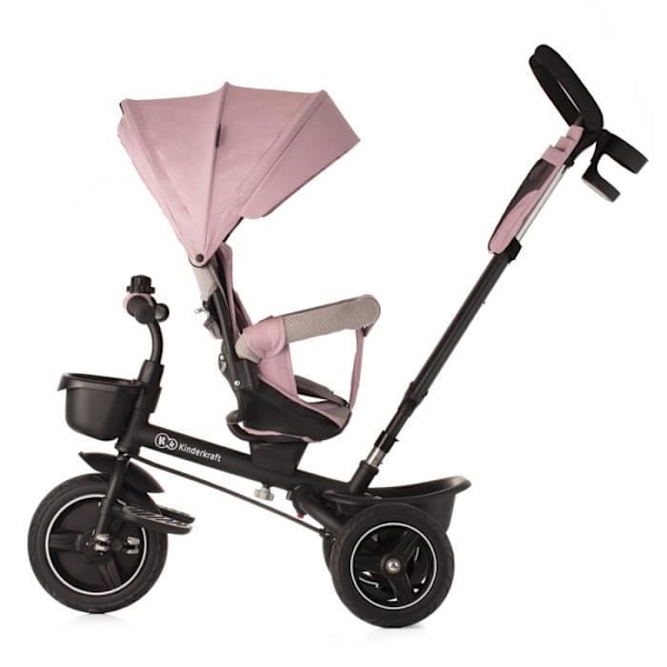 Trikiklo SPINSTEP 5 in 1 Kinderkraft - Rose - Vauvoille 9 kuukaudesta 5 vuoteen Rosa