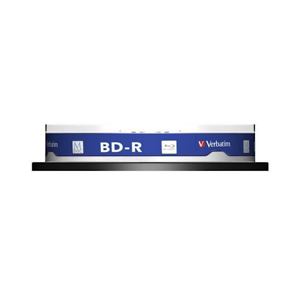 VERBATIM M-Disc 4x BD-R Disc - 25 GB kapacitet - 10 spindel - 4x skrivehastighed