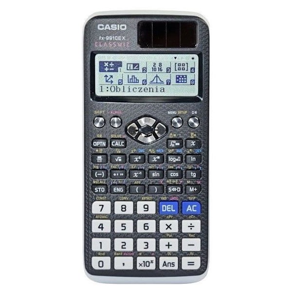 VIDENSKABELIG LEGNER CASIO FX 991CEX CLASSWIZ SORT 12-CIFERT DISPLAY